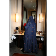 عباية الورود - Jeans Navy Blue 