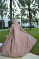 عباية الورود (موڤ ترابي) - Crepe Silk