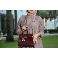 عباية الورود (موڤ ترابي) - Crepe Silk