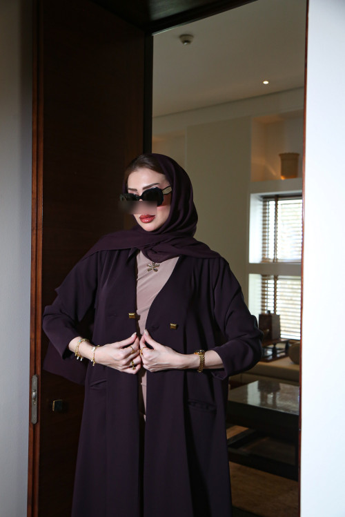 عباية عملية- Deep Plum
