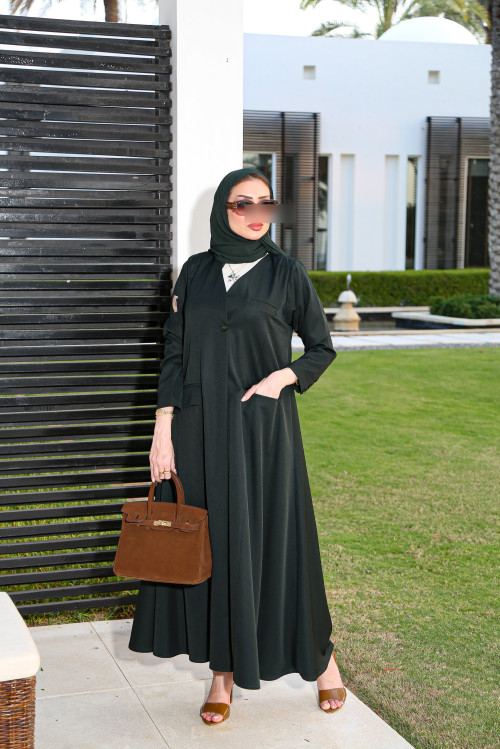 عباية عملية - Dark Green