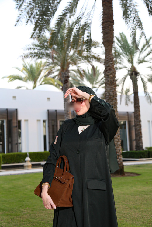 عباية عملية - Dark Green