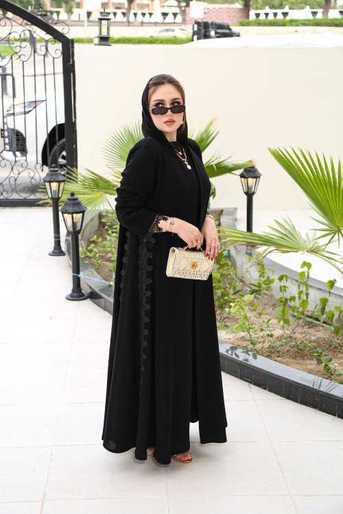عباية فاخرة - كريستال شوارفسكي