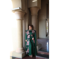 فستان أخضر - زهرة الاوركيد