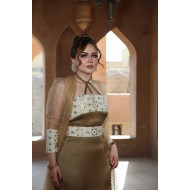 فستان برونزي ناعم