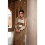 فستان برونزي ناعم