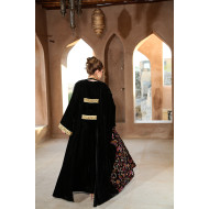 بشت اسود مخملي