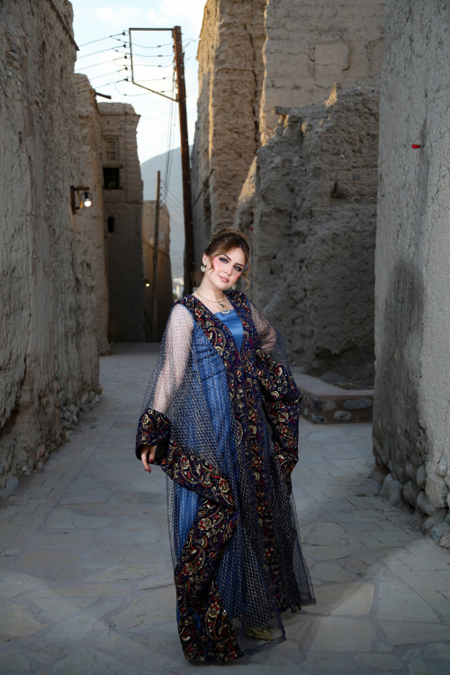 دراعة بلون كحلي ازرق