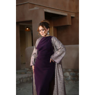 بشت حريري كشميري - Royal Violet