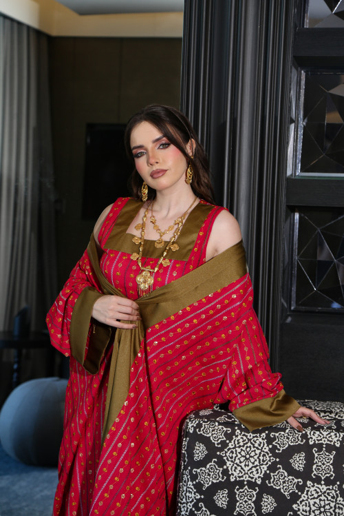 بشت لينن - فوشيا