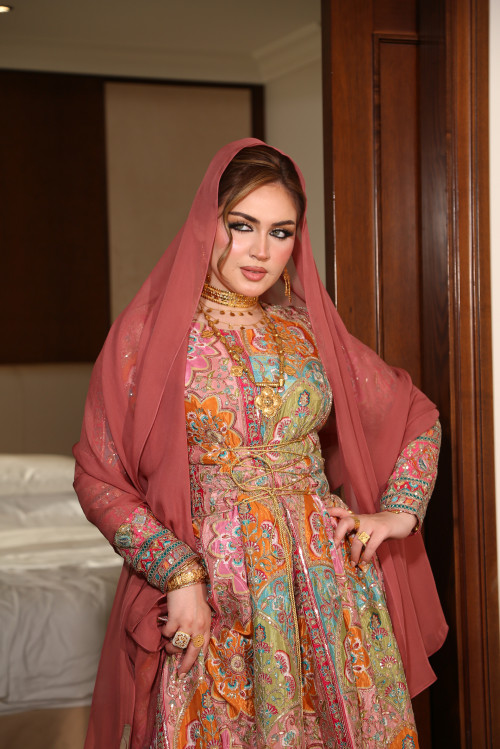 فستان تراثي - Pink