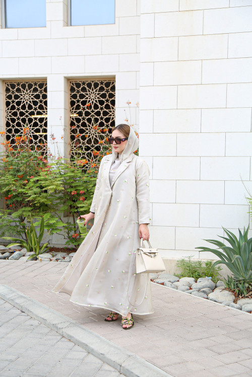 Luxurious organza abaya