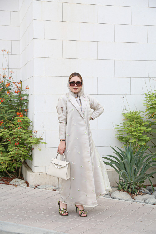 Luxurious organza abaya