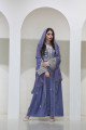 Long petrol colored balochi dress