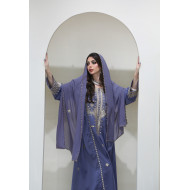 Long petrol colored balochi dress