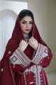 Long maroon balochi dress