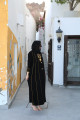 Golden zari abaya