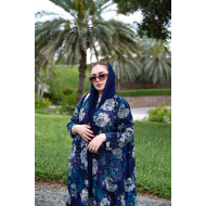 عباية مزخرفة بالزهور – الفاوانيا البحرية