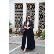 عباية الالوان الشرقية- كحلي