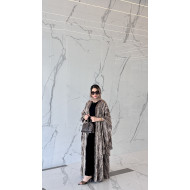 Luxurious earthy color abaya