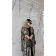 Luxurious earthy color abaya