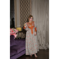 ثوب بلوشي بتطريز المرايا