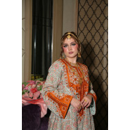 ثوب بلوشي بتطريز المرايا