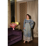 فستان ملكي فاخر- French Blue