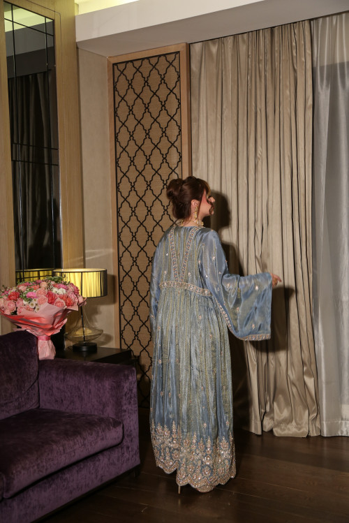 فستان ملكي فاخر- French Blue