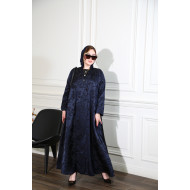 عباية جاكارد  - Navey Metal