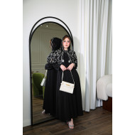 عباية الفخامة مخروزة يدويا