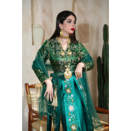 Luxurious Arabic set in green