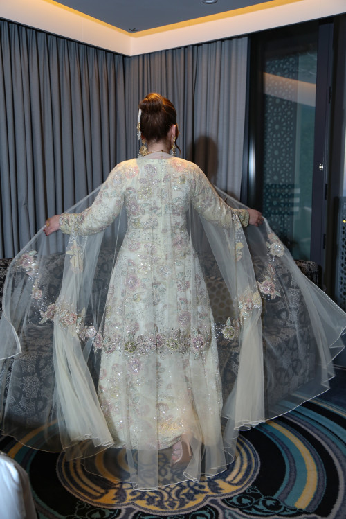 فستان ملكي- Pearl Cream