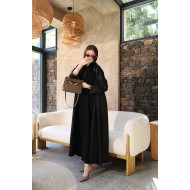 Lace jacket abaya