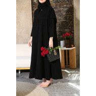 Black practical abaya