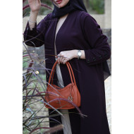 Purple practical abaya