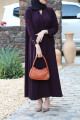 Purple practical abaya