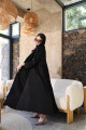 Lace jacket abaya