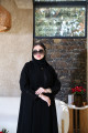 Black practical abaya
