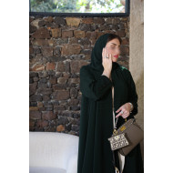 Green practical abaya