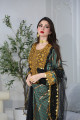 Traditional turquoise dress