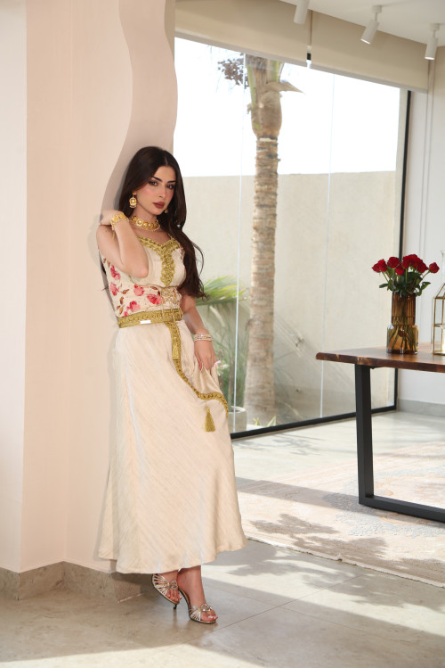 Cream Indian set