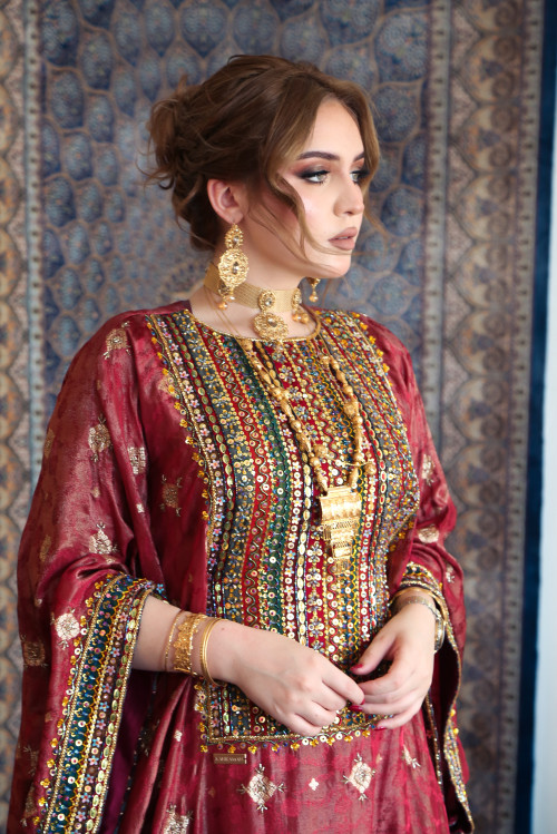 دراعة ملكية- Rustic Maroon 