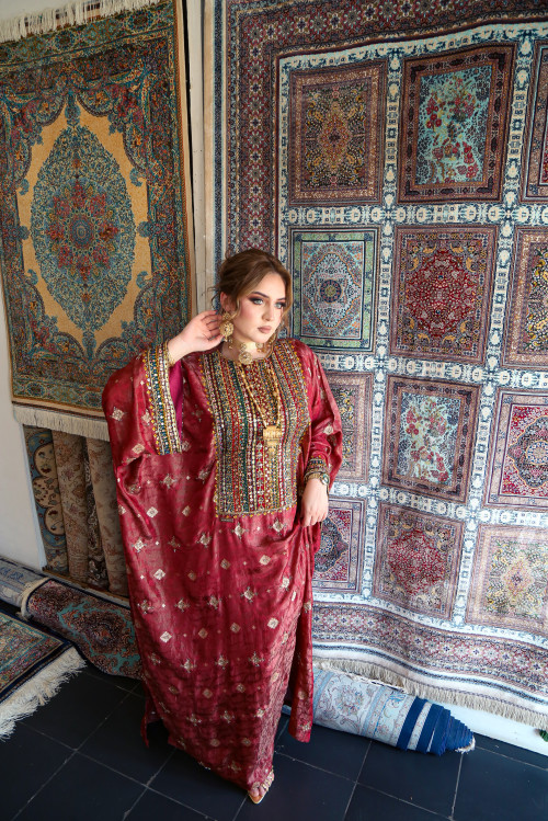 دراعة ملكية- Rustic Maroon 