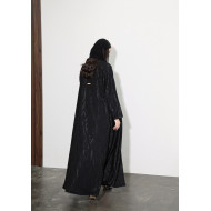Patterned practical abaya