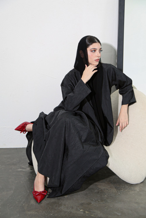 Elegant brocade abaya