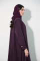 Classic purple abaya