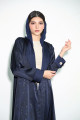 Viscose abaya in navy color