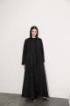 Patterned practical abaya