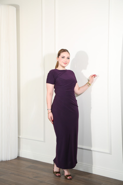 فستان بنفسجي